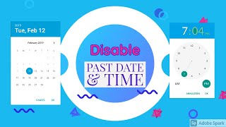 Disable Past Date Time In Android Andybugs
