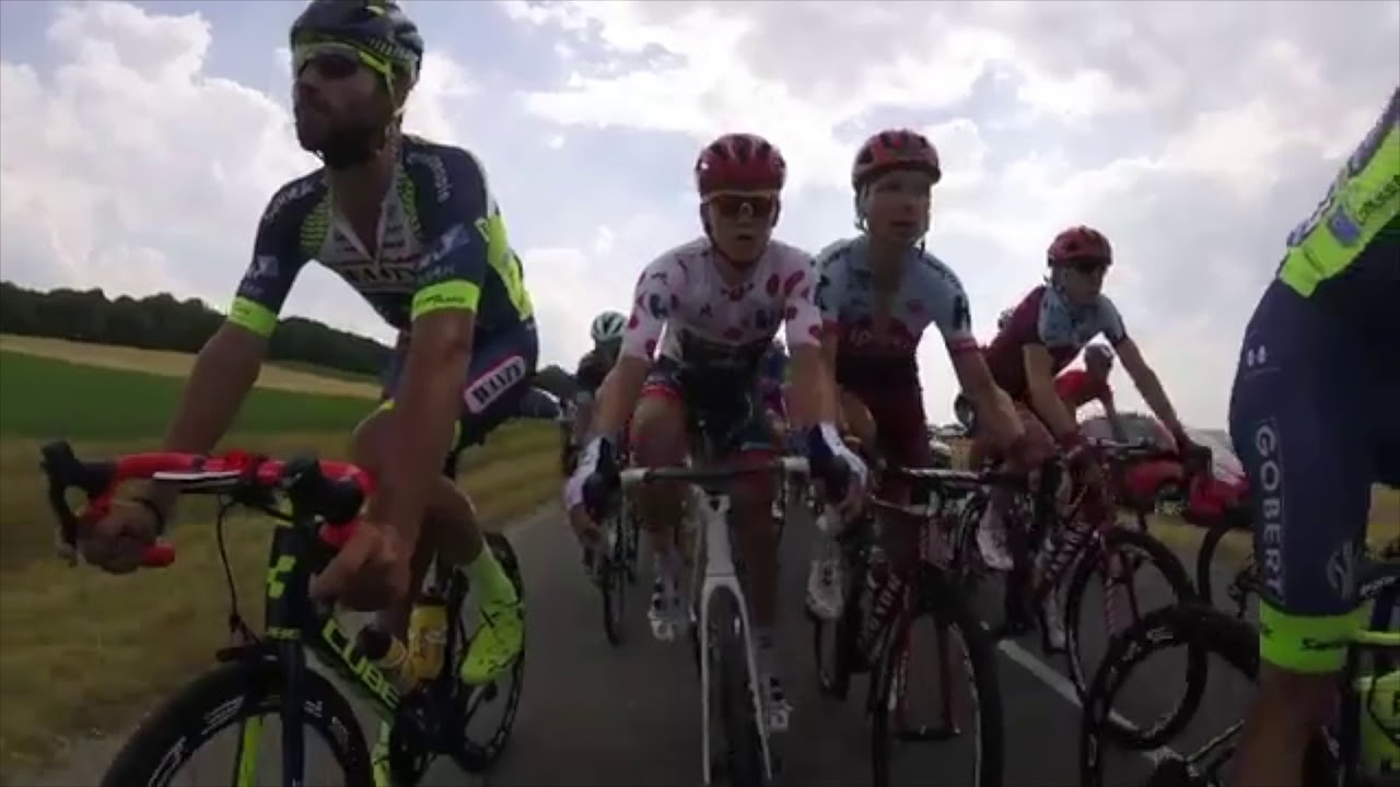 2018 Tour de France Stage 8 | Crazy Crash - Dan Martin & Toms Skujins