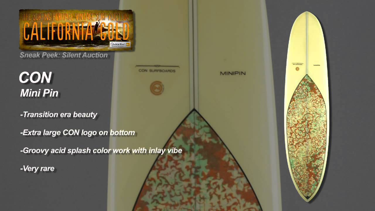 Surfing Heritage - CA Gold - Silent Auction Sample Set