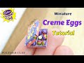 Cadbury Inspired Miniature Box of Creme Eggs - Polymer Clay Tutorial Video