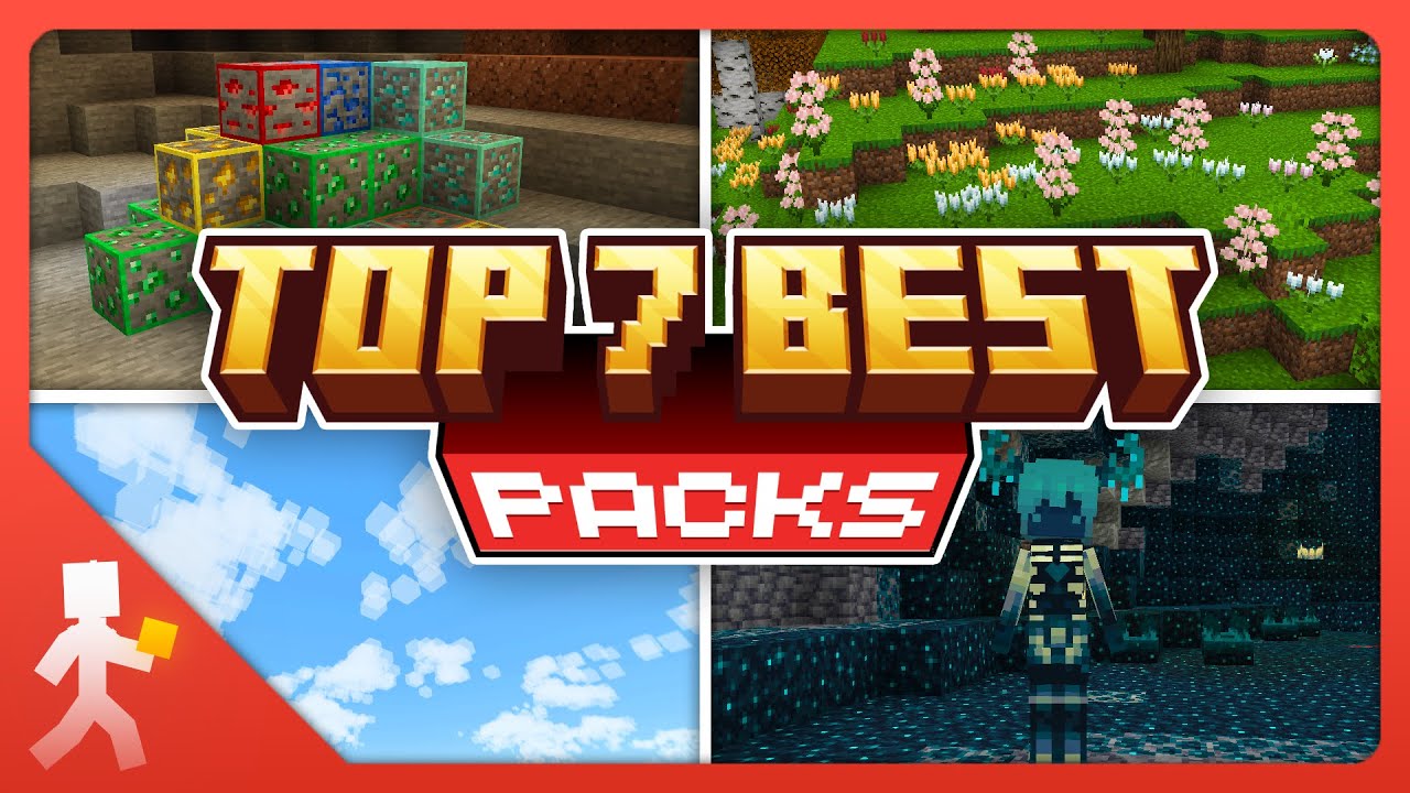 🔥 TOP 7 Best Resource Packs for Minecraft Bedrock Edition | Minecraft ...