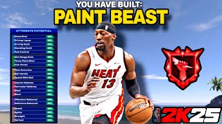 NBA 2K25 BEST PAINT BEAST BUILD "INSIDE OUT SHOOTING CENTER"