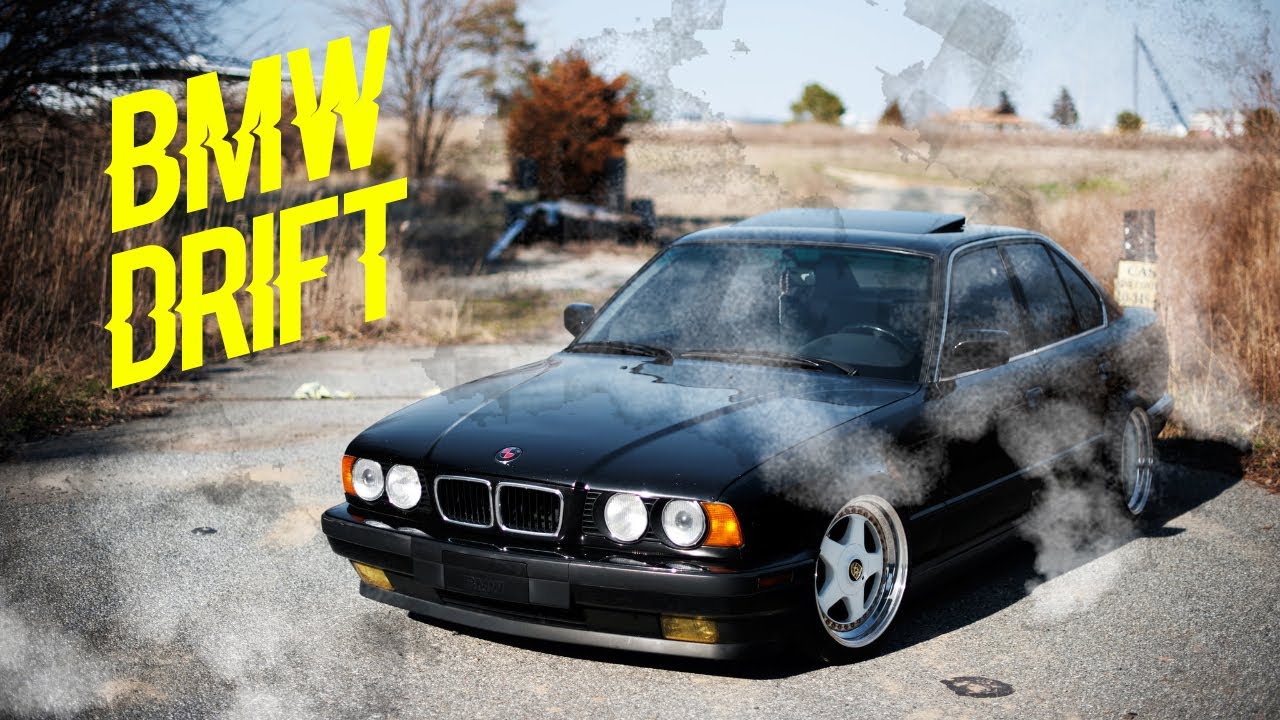 Bmw 525i drift - YouTube