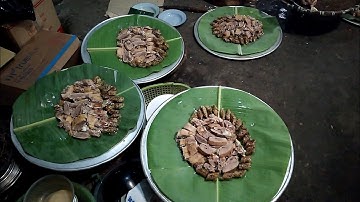 Ẩm thực cỗ lá, Cỗ giỗ quê Mường 10 mâm cỗ lá mang đầy bản sắc