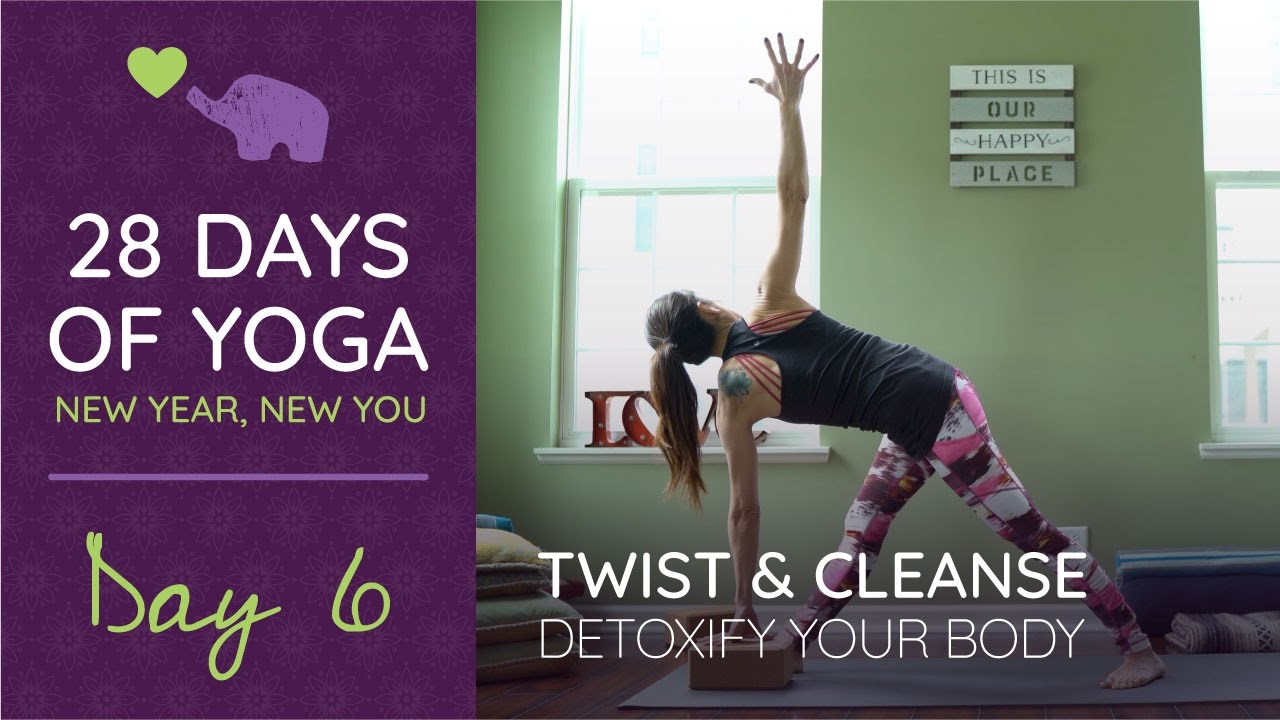 YOGA to DETOXIFY YOUR BODY Yoga to Cleanse your Body Day 6 YouTube