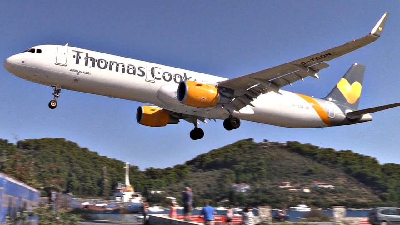 Thomas Cook A321 Sunset Low Landings & Takeoff at SKIATHOS | JSI Plane Spotting