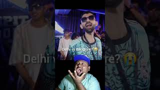 Delhi VS Bangalore rap battle, hip-hop cipher #shortsviral #shorts #viral