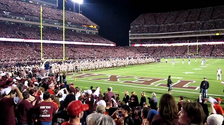 Kyle Field 2010 A&M vs. Nebraska Team Eantrance