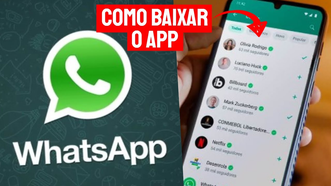 Como Instalar o WhatsApp no Celular - YouTube