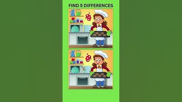 Can You Spot 5 DIFFERENCES? Find The Difference #shorts