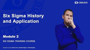 Six Sigma History and Application - Module 2 | Six Sigma (6σ) Training