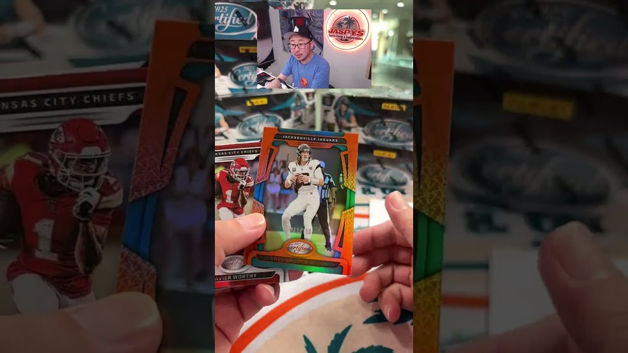 W, 11.05.25 || eBay Live || 2025 Panini Certified Football HOBBY 8-Box 1/2 Case Break #5