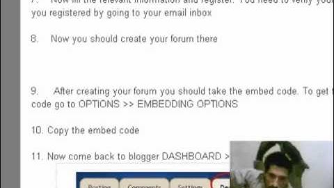 How to make a Forum to a Blogger blog.