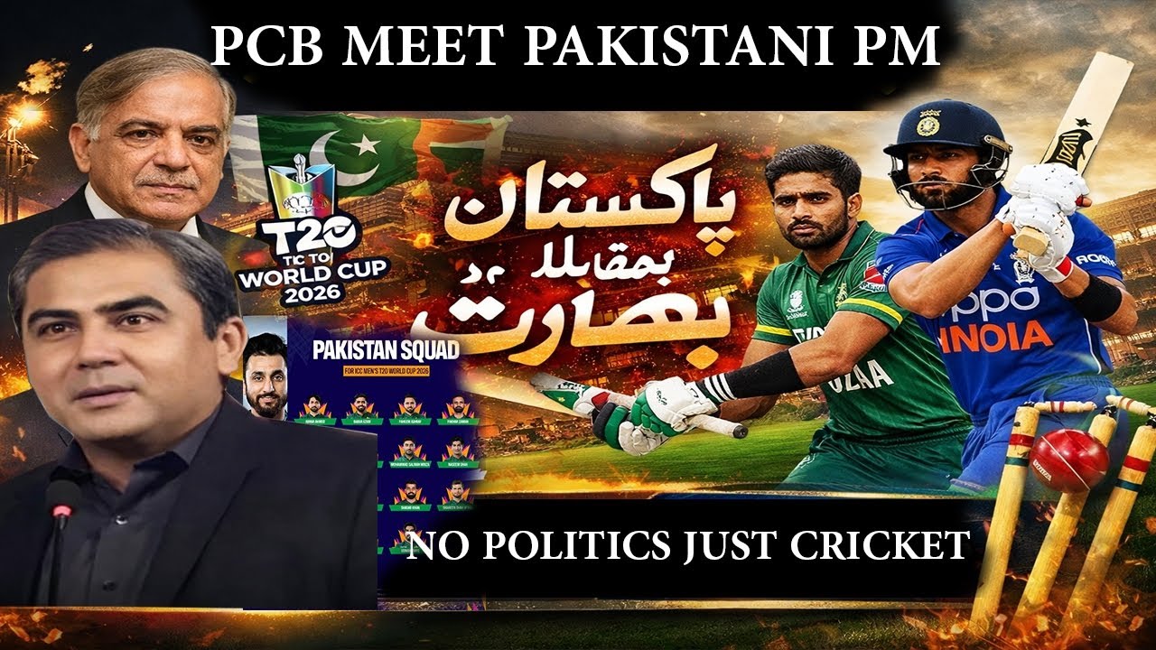 PCB Meets PM Pakistan. No Politics Just Cricket 
