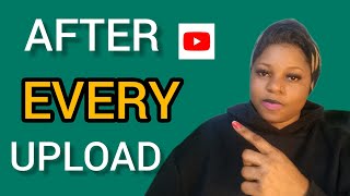 8 Things Every Smart YouTuber Does Immediately After Uploading A Video On  YouTube