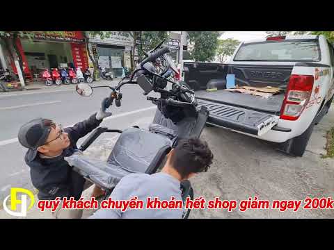Video xe điện 3 bánh bàn giao cho khách / XE ĐIỆN - youtube