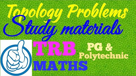 Topology Problems/TRB POLYTECHNIC MATHEMATICS 2020