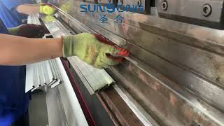 Sheet metal shop SS304 cutting sheet v-grooving machine bending technology factory