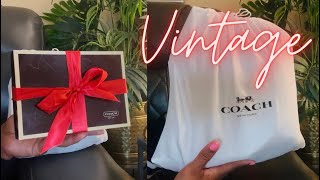 Unboxing “COACH Y2K VINTAGE” Items - YouTube