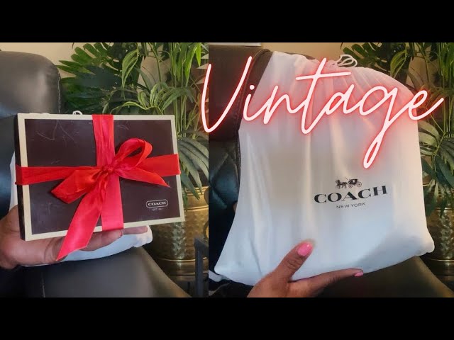 Unboxing “COACH Y2K VINTAGE” Items - YouTube