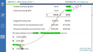 Mock CMA P 1 Section D Vol 1