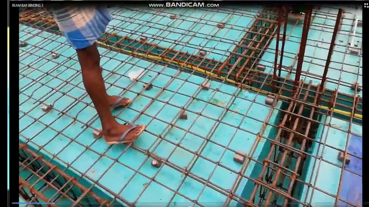 BEST BEAM BAR BINDING WITH EXTRA BAR,BEAM BAR BINDING DETAIL