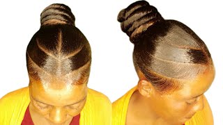 QUICK AND EASY HAIR STYLE USING BRAIDING HAIR😱