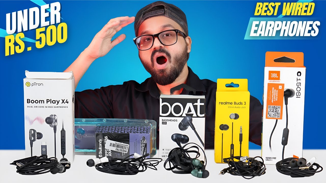 Don’t Miss⚡️5 Best Wired Earphones Under 500⚡️I Bought India's Best Wired Earphones Under 500 