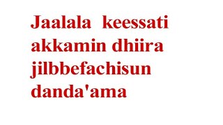 Jaalala Keessati Akkamiin dhiira jilbeeffachiisun danda'ama