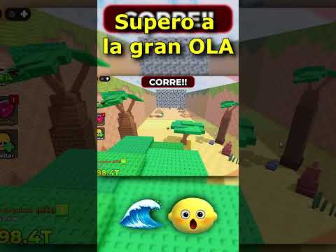 ¡SUPERO A LA GRAN OLA! 🌊😎| PATEA UN LUCKY BLOCK  #roblox #luckyblock #brainrot