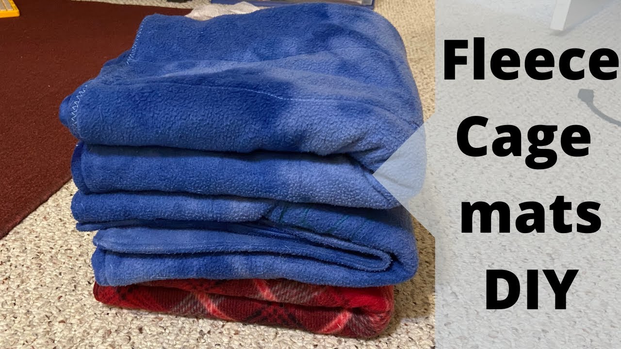DIY Fleece Rat Cage Mats