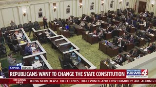 Republicans want to change the State Constitution