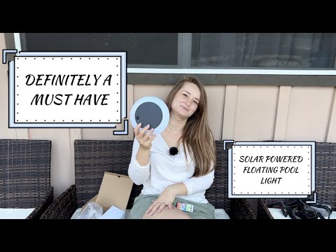 Kitloo Solar Powered Floating Pool Lights - Review
