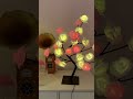 Rose Flower LED Table Lamp | Bonsai Tree Night Light for Home Decor #shorts