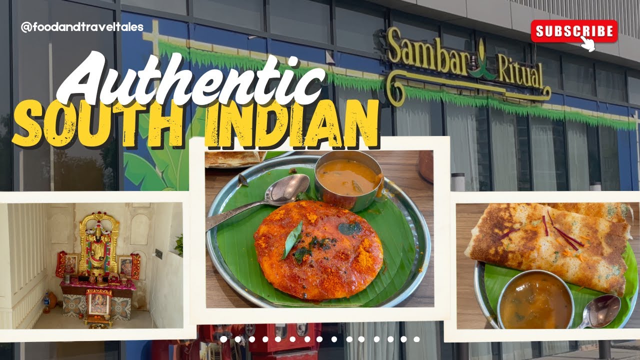Best South Indian Food in Gurgaon? 😍 Sambar Ritual Café | Best cafe in Gurgaon?