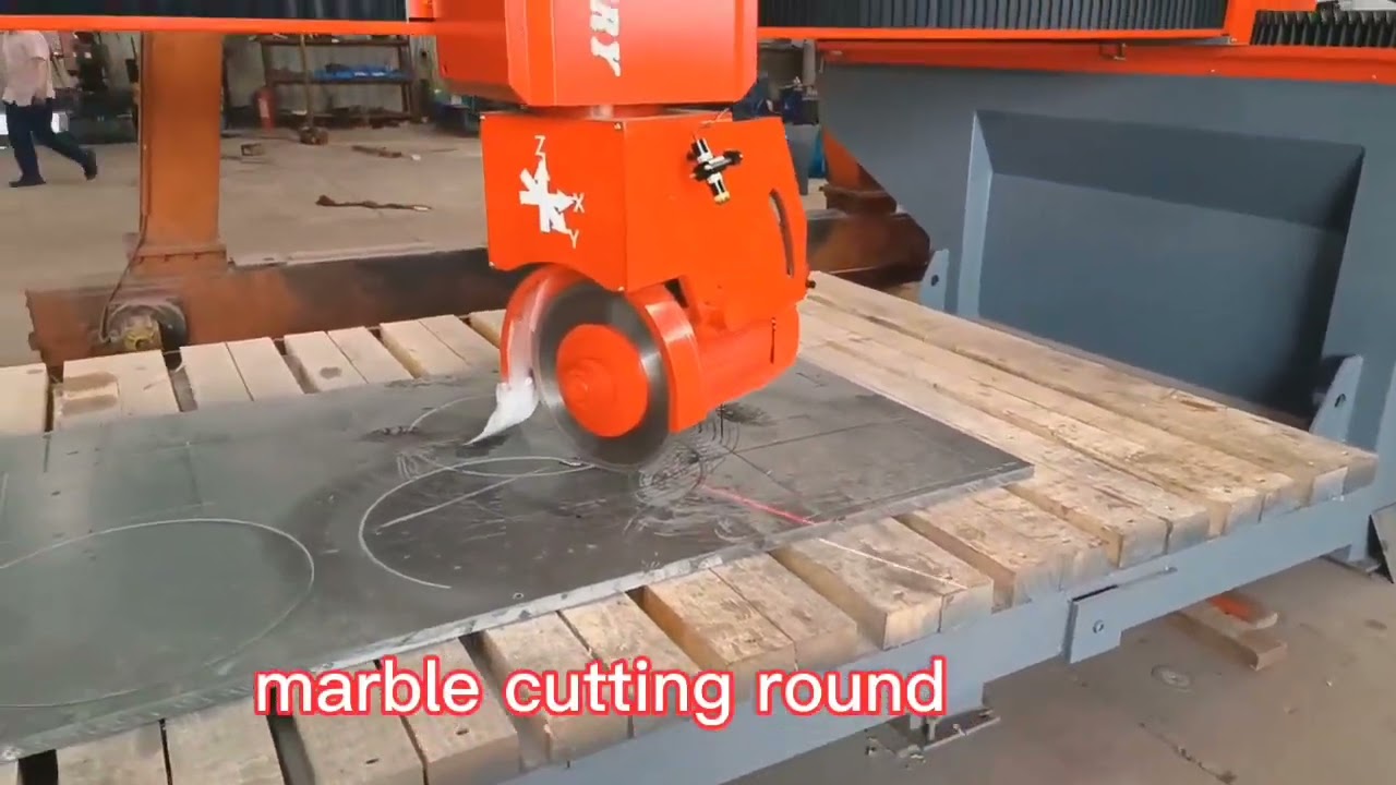 How to cut natural stone into round shapes?