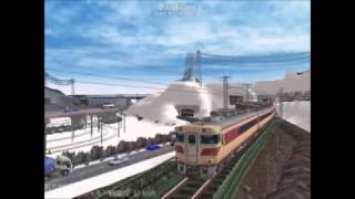 新VRM3★スルーガータ曲線鉄橋飯田線68春夏秋冬キハ181系ターボ八雲国鉄色