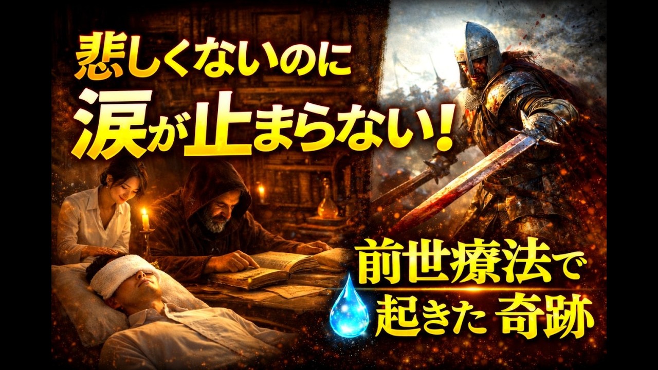 前世療法　悲しくないのに涙が止まらない！！！