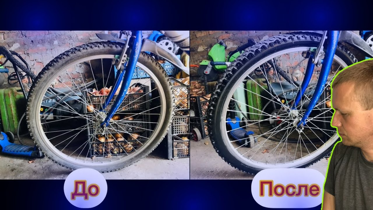 Как чернить резину на велосипеде, чернение велосипедных покрышек #2 ...