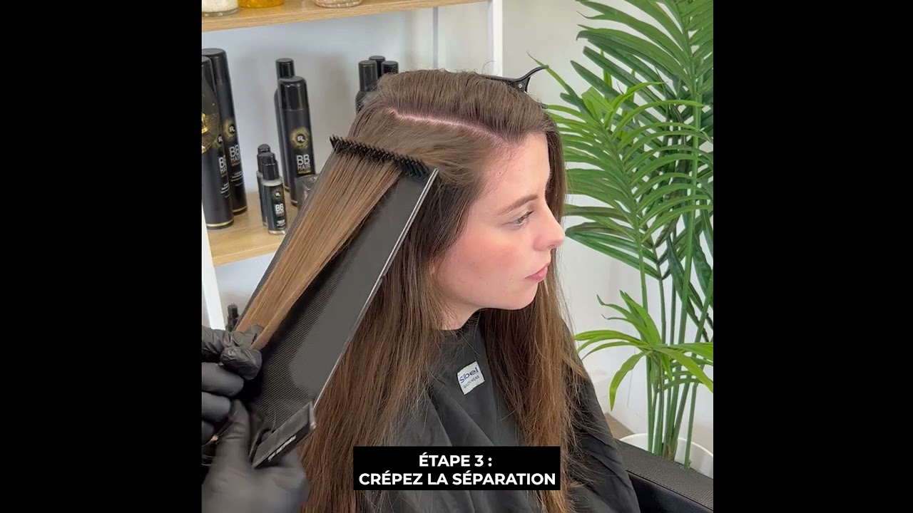 Palette à Mèches (brosse à Crêper) Hairflix - Noire - Pour Tous Types De Cheveux - Neuf