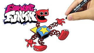 How to draw boxy boo from project playtime, How to draw b...