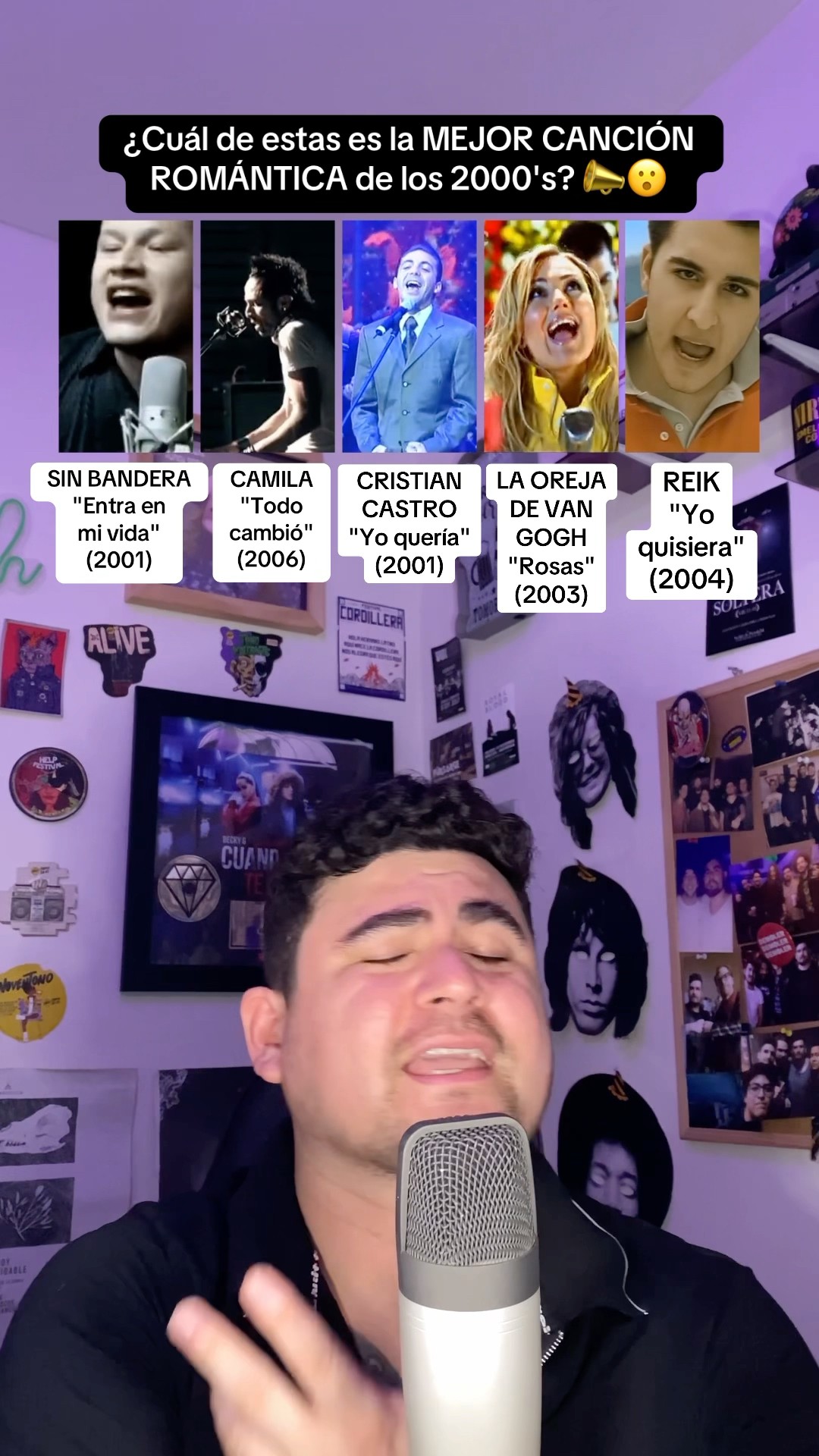 ¿Cuál de estas es la MEJOR CANCIÓN ROMÁNTICA de los 2000's? ??