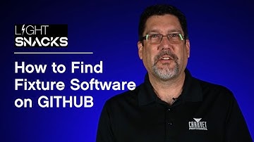 Light Snacks: How to Find Fixture Software on Github | CHAUVET Professional