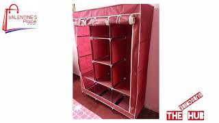 How to Fit portable folding wardrobes ||88130|| #wardrobe #diy #howto #portable