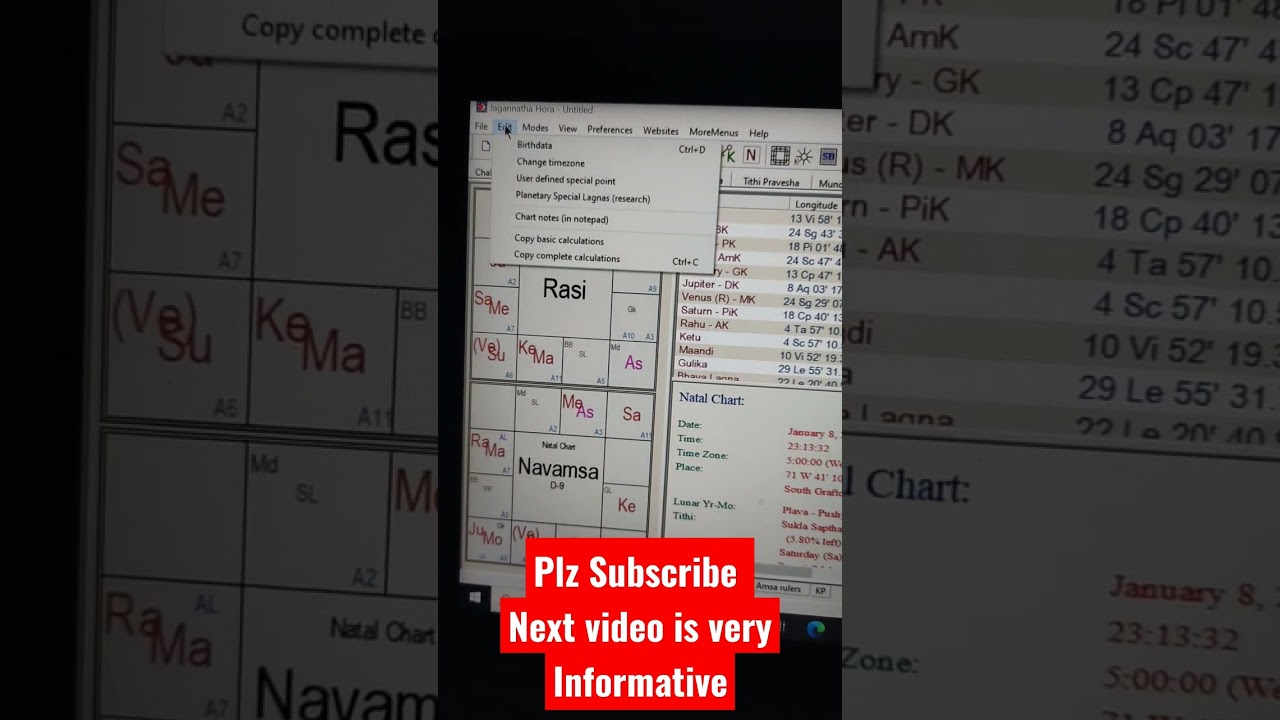 Crypto financial astrology jagannatha hora software information part 1