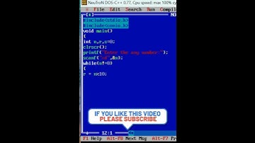 sum of individual digit|| c language|| short  video|| (newinformation)||  #coding #online