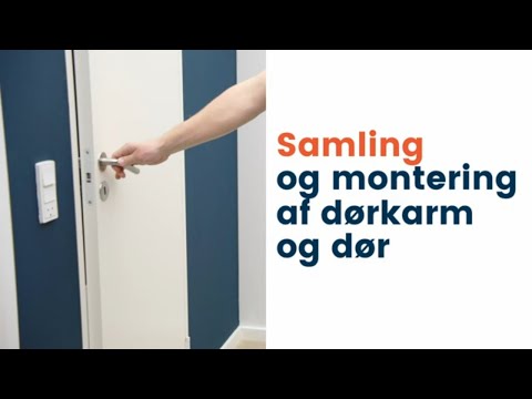 Video: Dørramme og dens selvsamling