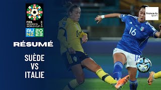 Coupe du monde 2023 (F) : le résumé de Suède vs Italie