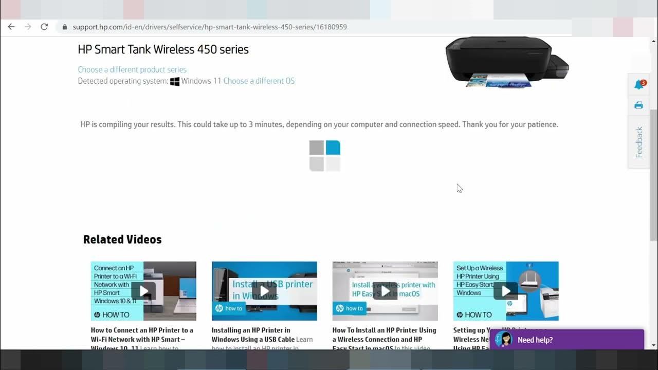 HP Smart Tank Wireless 450 Driver Download Windows 11, Windows 10, Mac