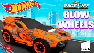 Hot Wheels Race Off New Cars Off Road Set  Glow Wheels